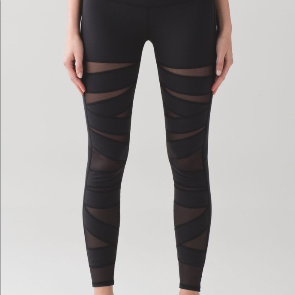 Lululemon Wunder Under Pant (Hi-Rose) (Tech Mesh)